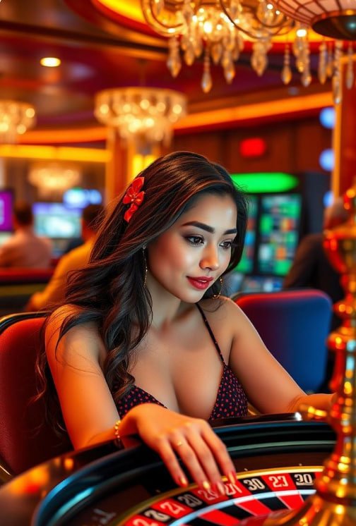 Bikini Paradise slot interface displaying reels and tropical theme on mawar t0t0 platform